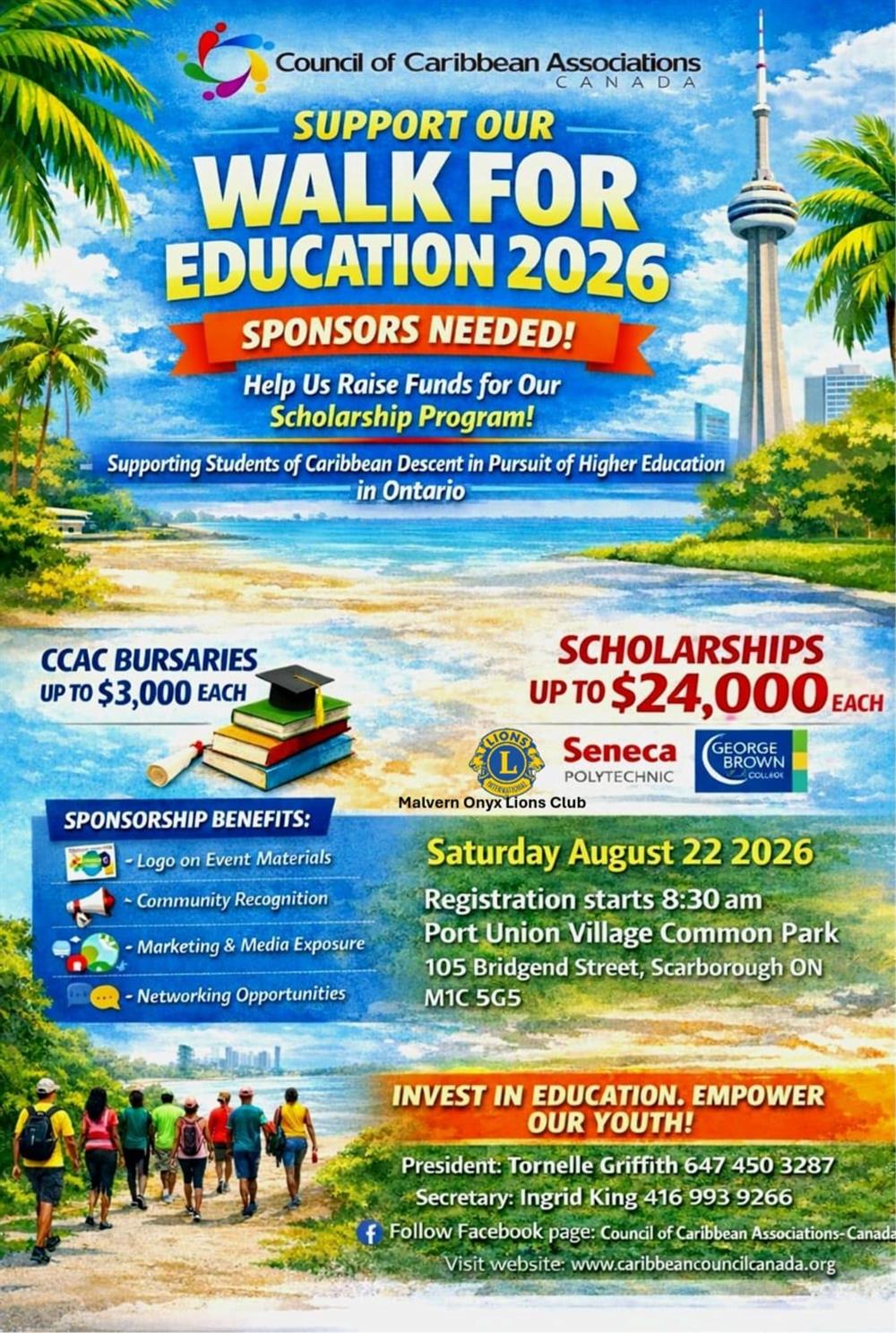 Support our Walk for Education 2026